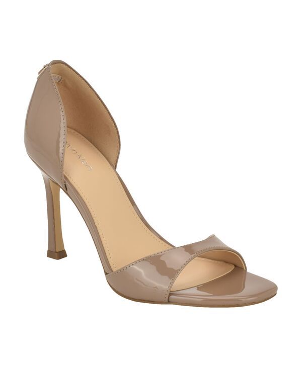 カルバンクライン レディース シューズ サンダル Calvin Klein Womens Aileen DOrsay Stiletto Sandals Toasted Taupe Patent トープ