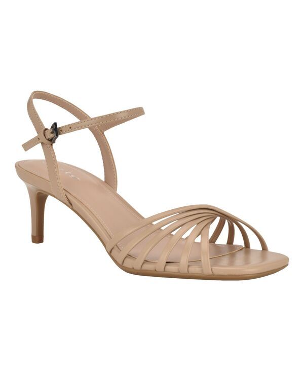 カルバンクライン レディース シューズ サンダル ヒール Calvin Klein Womens Izabella Strappy Kitten Heel Dressandals Light Natu