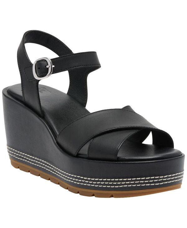 ソレル レディース シューズ サンダル アンクル ヒール Sorel Womensunpeak Wedge Heel AnkleStrap Sandals BlackGum ブラック