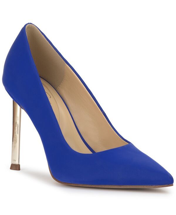 ジェシカシンプソン レディース シューズ パンプス Jessica Simpson Womens Kheloe Stiletto Pumps Blue Royale Sateen ブルー