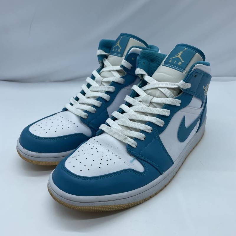 【中古】NIKE AIR JORDAN 1 Mid Aquatone サイズ29cm DQ8426-400 ナイキ エアジョーダン[19]