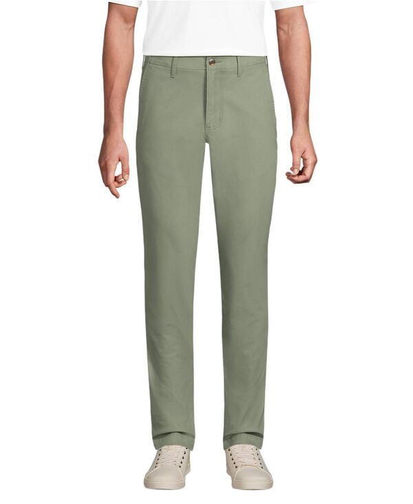 ランズエンド メンズ ボトムス カジュアルパンツ スリムフィット Lands End Mens Knockabout Slim Fit Chino Pant Sage セージ