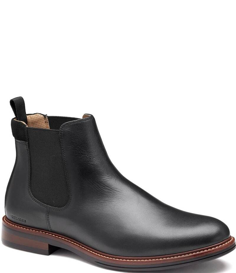 ジョンストンアンドマーフィー メンズ シューズ ブーツ・レインブーツ チェルシーブーツ チェルシー ブーツ レザー Johnston Murphy Mens XCDurham Waterproof L