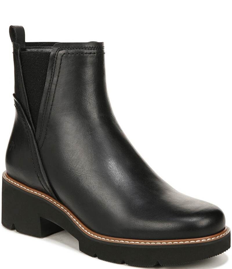 ナチュライザー レディース シューズ ブーツ・レインブーツ レザー Naturalizer Darry Water Repellent Leather Booties Black ブラック