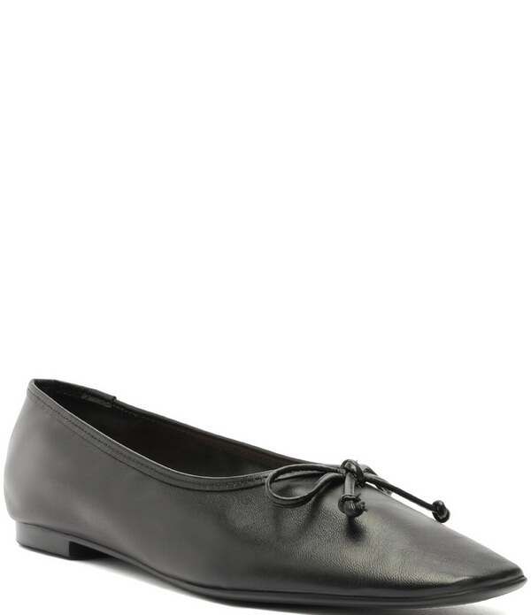 シュッツ レディース シューズ パンプス レザー Schutz Arissa Leather Ballerina Flats Black ブラック