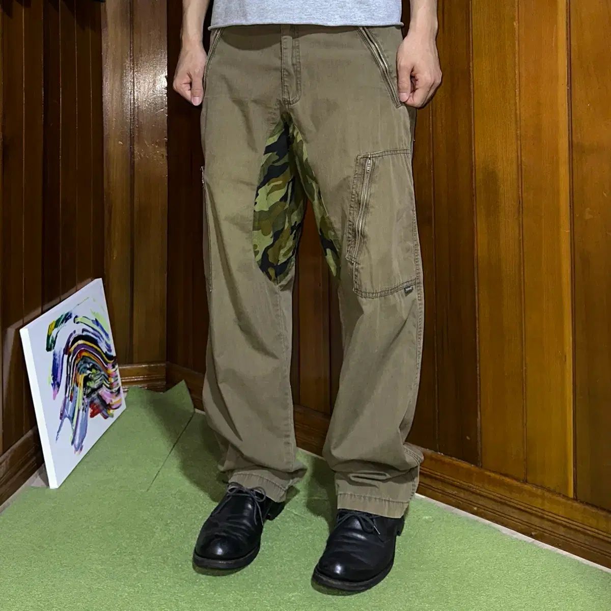 STUSSY アセンティック ギア コットン カーゴ パンツ 32