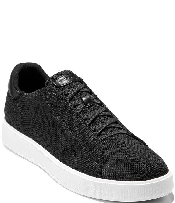コールハーン メンズ シューズ スニーカー Cole Haan Mens GrandPro Luxe SlipOn Stitchlite Sneakers BlackWhite ホワイト