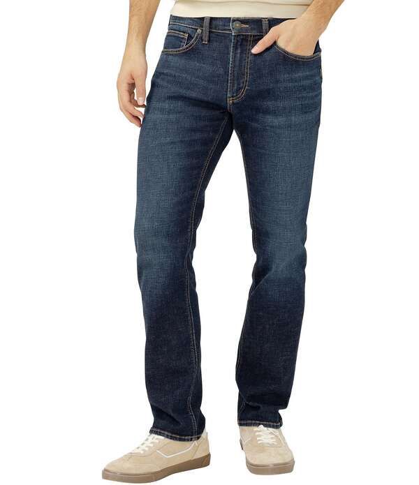 シルバー ジーンズ メンズ ボトムス デニムパンツ スリムフィット ストレート Silver Jeans Co Allan Slim Fit Straight Leg Jeans Regent