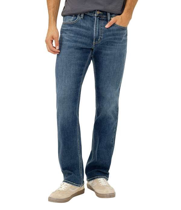 シルバー ジーンズ メンズ ボトムス デニムパンツ スリムフィット ブーツカット ブーツ Silver Jeans Co Jace Slim Fit Bootcut Jeans Tate