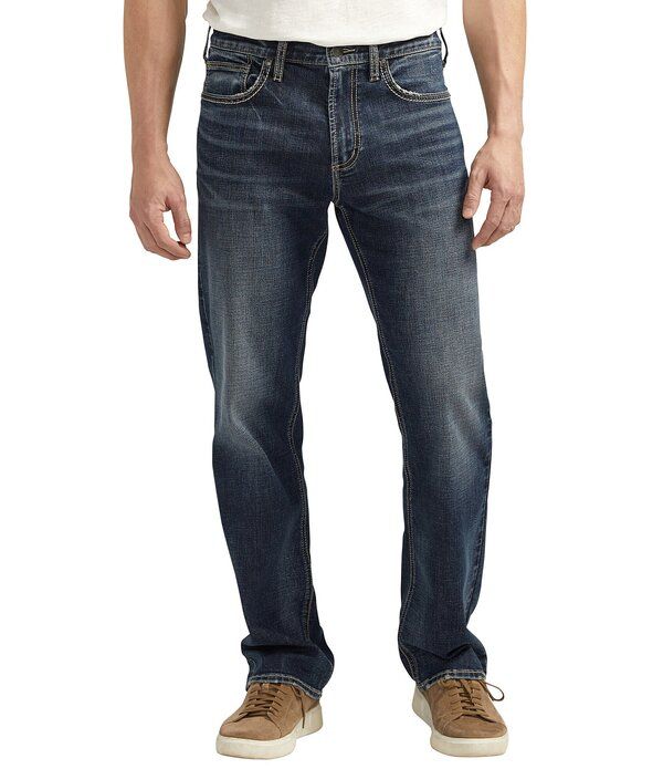 シルバー ジーンズ メンズ ボトムス デニムパンツ ストレート Silver Jeans Co Grayson Straight Leg Jeans Indigo インディゴ