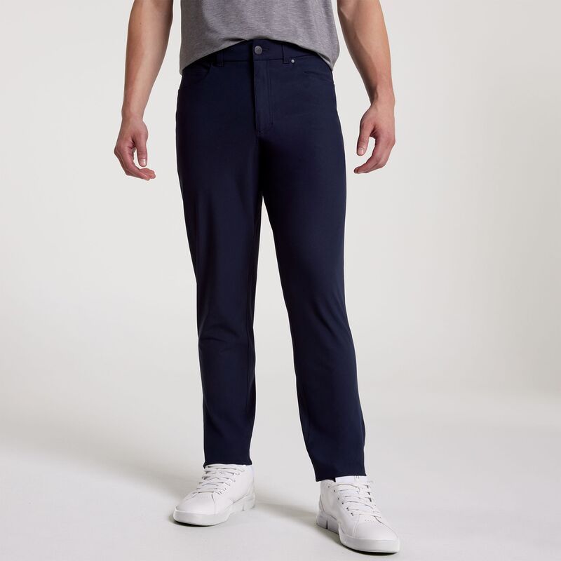 ヴァースト メンズ ボトムス カジュアルパンツ スリムフィット VRST Mens Limitless Performance Slim Fit 5 Pocket Pant Dark Navy ネイビ