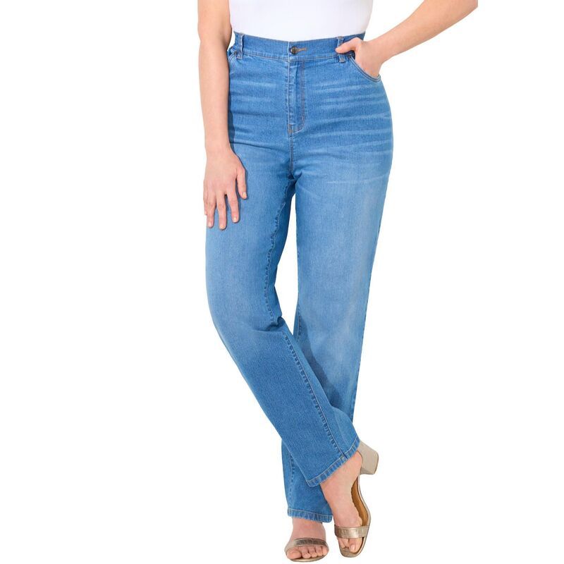 キャサリンズ レディース ボトムス デニムパンツ プラスサイズ Catherines Womens Plusize Right Fit Curvy Jean California Wash