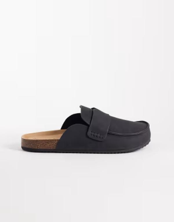 セクウェル メンズ シューズ スリッポン・ローファー SEQWL Soda slip on loafer style mules Black ブラック