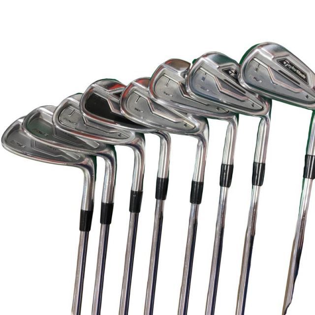 【中古】 テーラーメイド RSi 2 8S アイアンセット IR KBS C-TAPER 90 PLUS (フレックスS) メンズ 男性用 右利き 右用 Cランク ゴルフクラブ