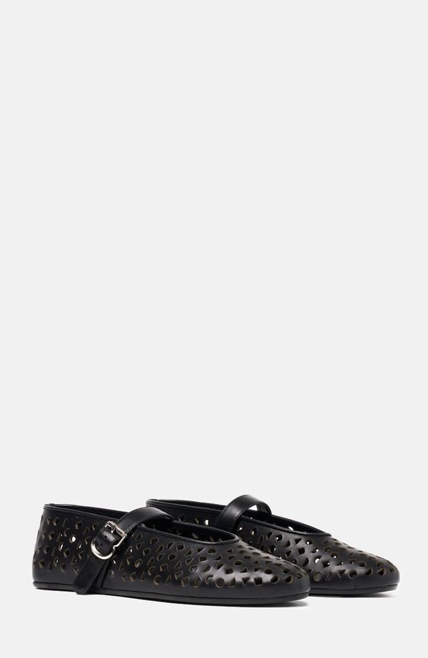 スカロッソ レディース シューズ サンダル SCAROSSO Evelyn Ballerinas Black Calf ブラック