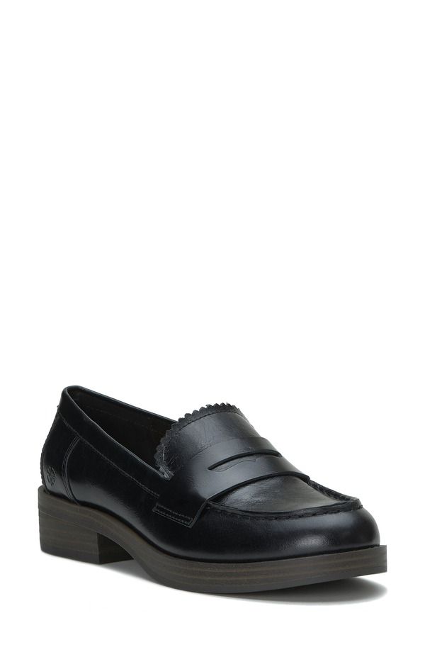 ラッキーブランド レディース シューズ スリッポン・ローファー Lucky Brand Floriss Penny Loafer Black Zenith ブラック