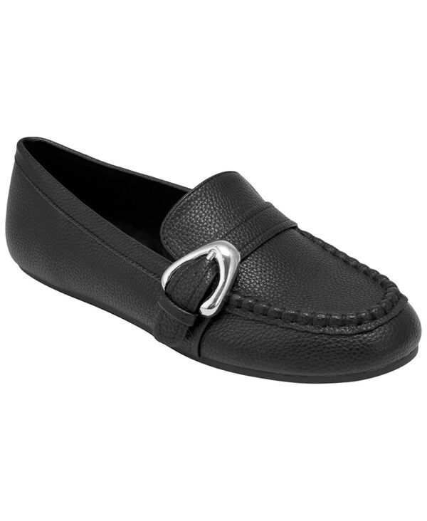 エアロソールズ レディース シューズ スリッポン・ローファー Aerosoles Womens Dinetta SlipOn Loafers Black Faux Leather ブラック