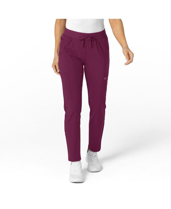 ウィンク レディース ボトムス カジュアルパンツ Wink Womens W123 FlexnReach Track Scrub Pant Wine ワイン