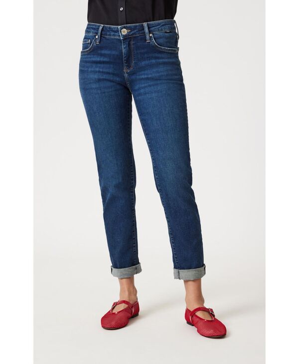 マーヴィ ジーンズ レディース ボトムス デニムパンツ Mavi Jeans Womens Mavi Emma Slim Boyfriend In Deep Brushed Tribeca Dark
