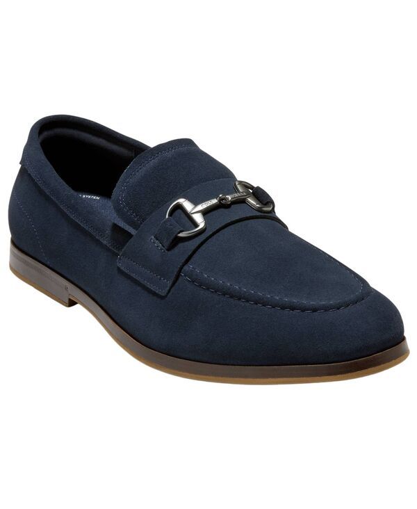コールハーン メンズ シューズ スリッポン・ローファー Cole Haan Mens Lewis Grand Bit Slipon Loafers Navy Blazer Suede ネイビー