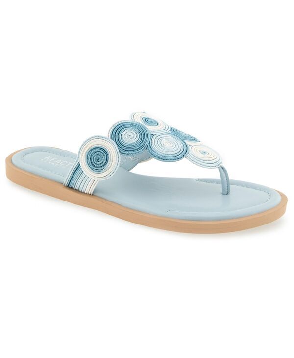 ケネスコール レディース シューズ サンダル Kenneth Cole Reaction Womenspiraling Thong Flat Sandals Blue Multi ブルー