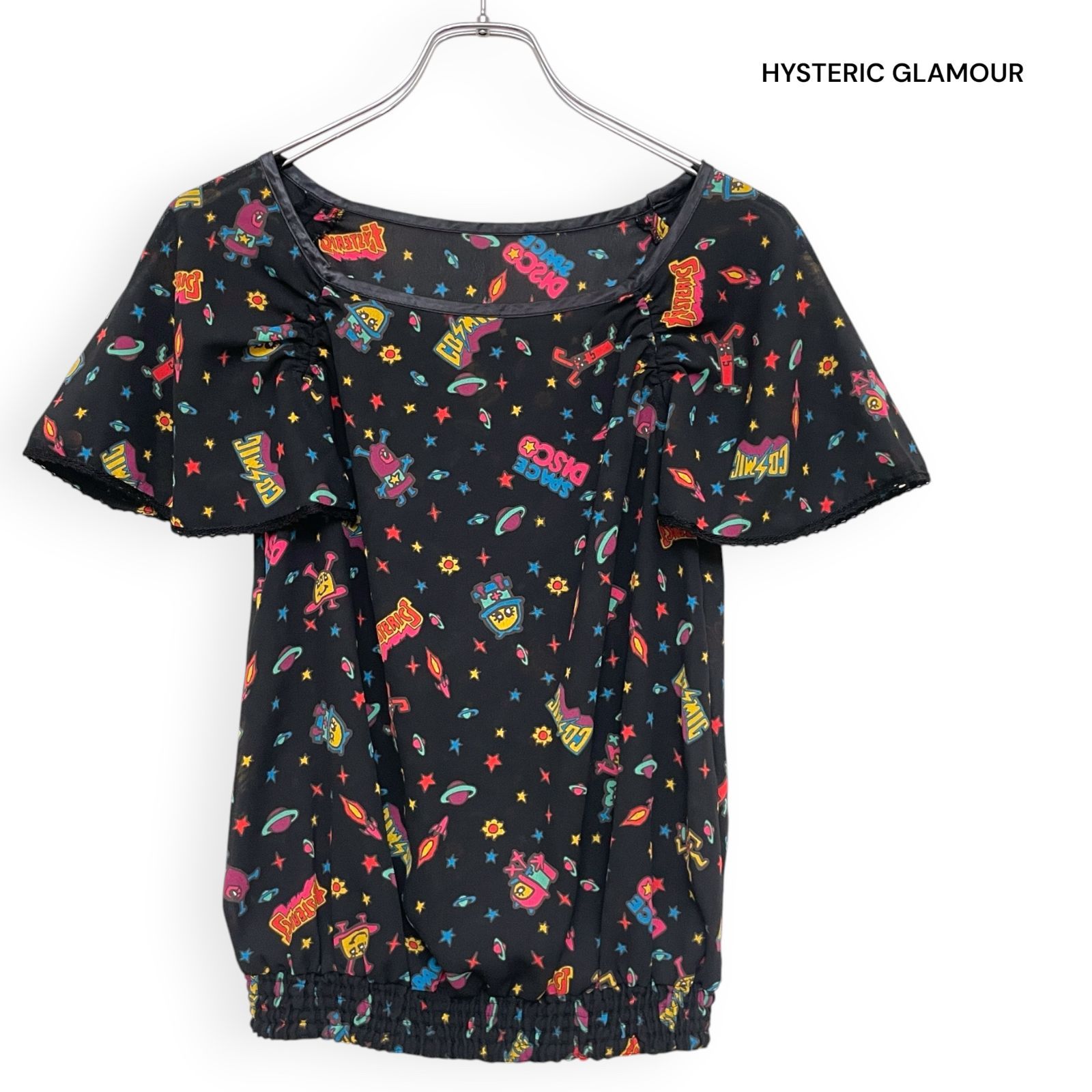 HYSTERIC GLAMOUR Hysterics ヒステリックグラマー COSMIC 総柄 半袖 