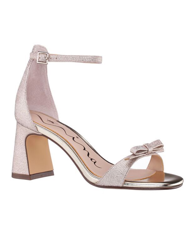 ニナ レディース シューズ サンダル ヒール Nina Womens Bia Block Heel Sandals Platino