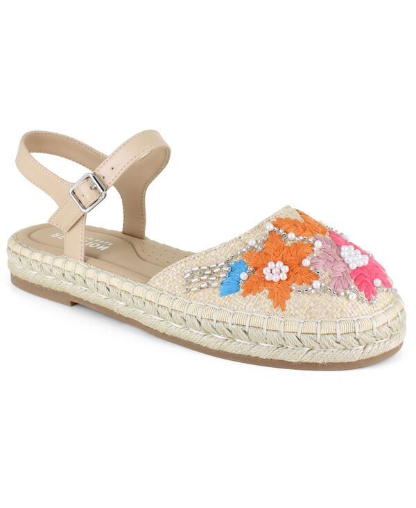 ケネスコール レディース シューズ サンダル Kenneth Cole Reaction Womens Elmar Espadrille Flat Sandals Natural Raffia