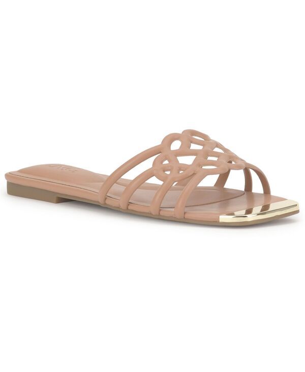 アイエヌシー インターナショナル コンセプト レディース シューズ サンダル INC International Concepts Womens Pharys Flat Sandals Dark Al