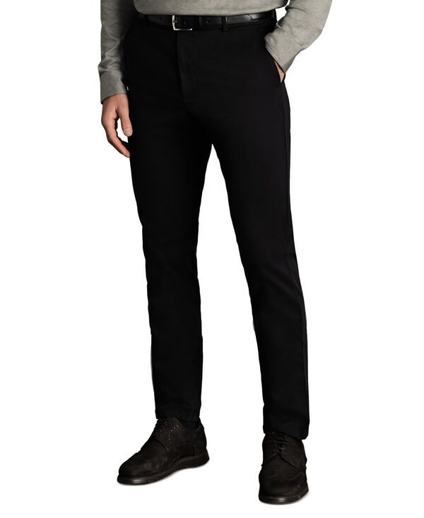 チャールズティリット メンズ ボトムス カジュアルパンツ Charles Tyrwhitt Mens Ultimate NonIron Chino Pants Black ブラック