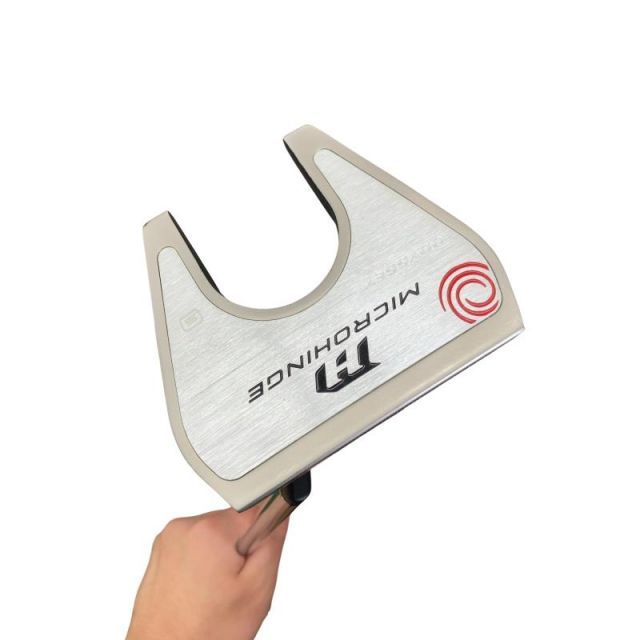 【中古】 オデッセイ MICROHINGE #7 S 33インチ パター PT スチール (フレックスその他) メンズ 男性用 右利き 右用 Bランク ゴルフクラブ