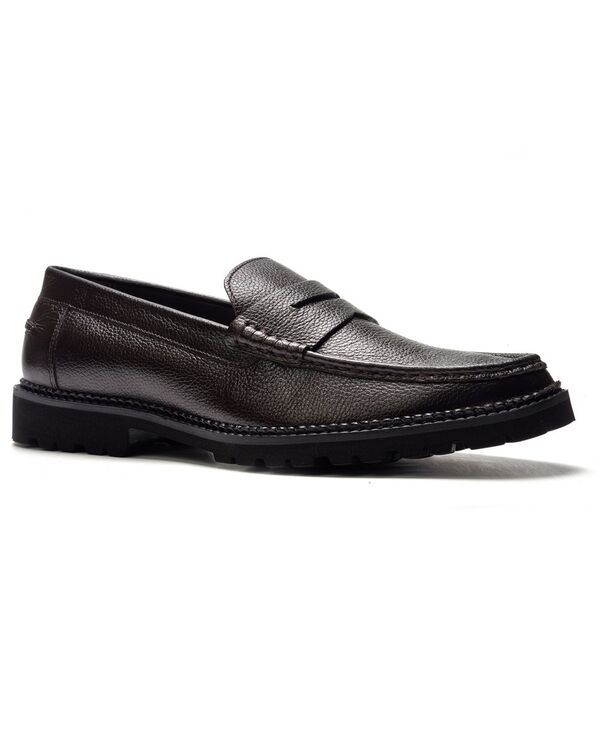 アンソニー ヴィア メンズ シューズ スリッポン・ローファー Anthony Veer A Veer Mens Jasper Penny Loafers Brown ブラウン