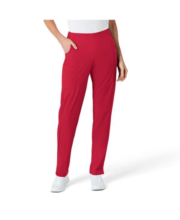ウィンク レディース ボトムス カジュアルパンツ Wink Womens W123 Flat Front Cargo Scrub Pant Red レッド