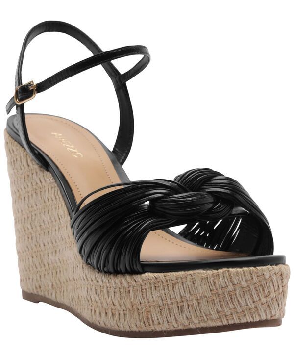 アレッツォ レディース シューズ サンダル Arezzo Womens Charlotte Wedge Sandal Black ブラック