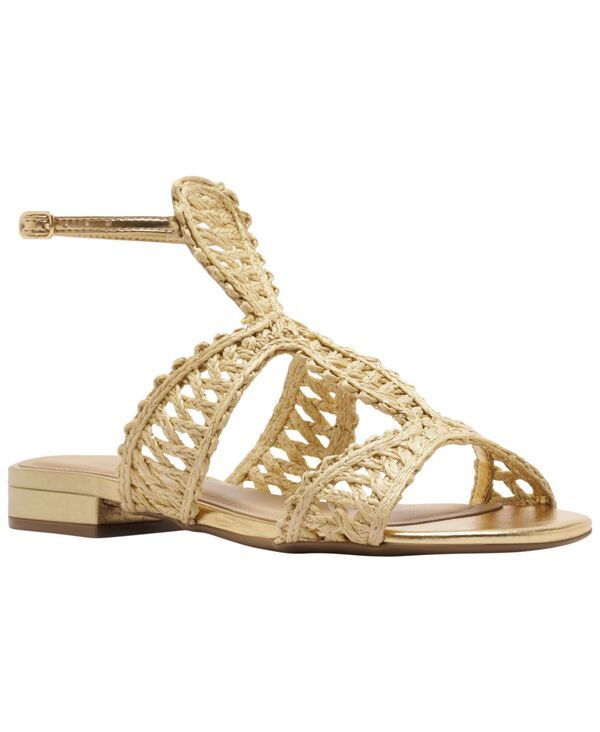 アレッツォ レディース シューズ サンダル Arezzo Womens Ciara Flat Sandal PalhaLuxo