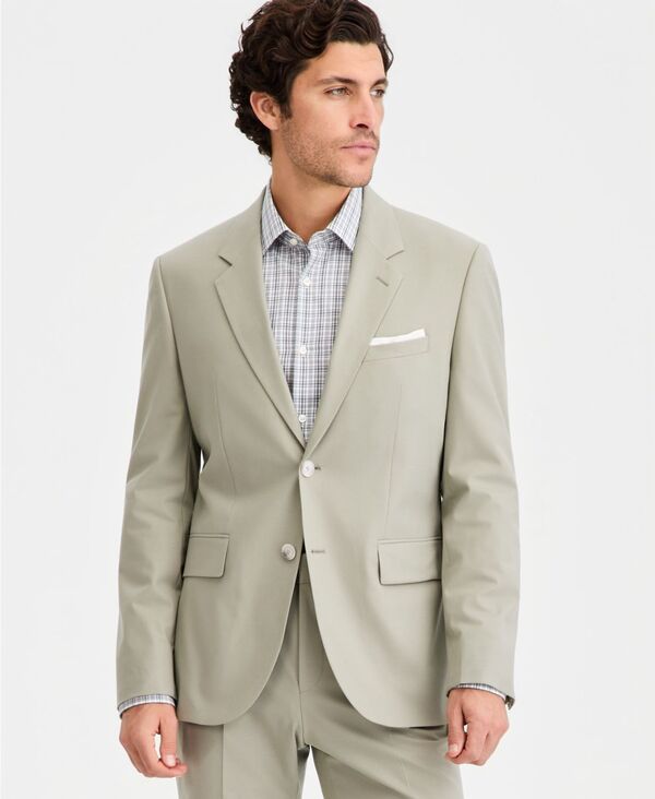 ヒューゴボス メンズ アウター ジャケット・ブルゾン Hugo Boss Mens ModernFit Suit Jacket Seagrass