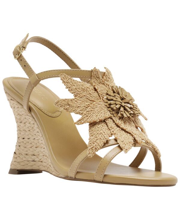 アレッツォ レディース シューズ サンダル フラワー柄 フラワー Arezzo Womens Cali Floral Wedge Sandal Caramel