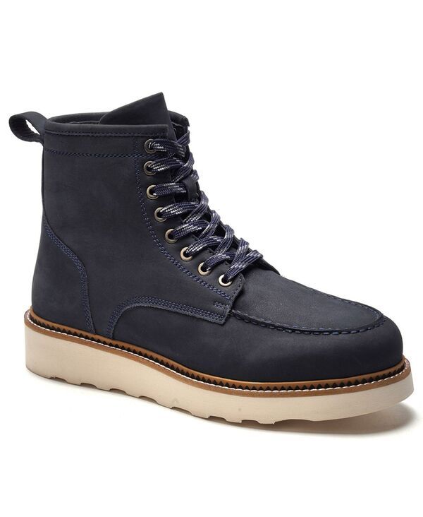 アンソニー ヴィア メンズ シューズ ブーツ・レインブーツ Anthony Veer A Veer Mens Braddock MocToe Boots Navy ネイビー