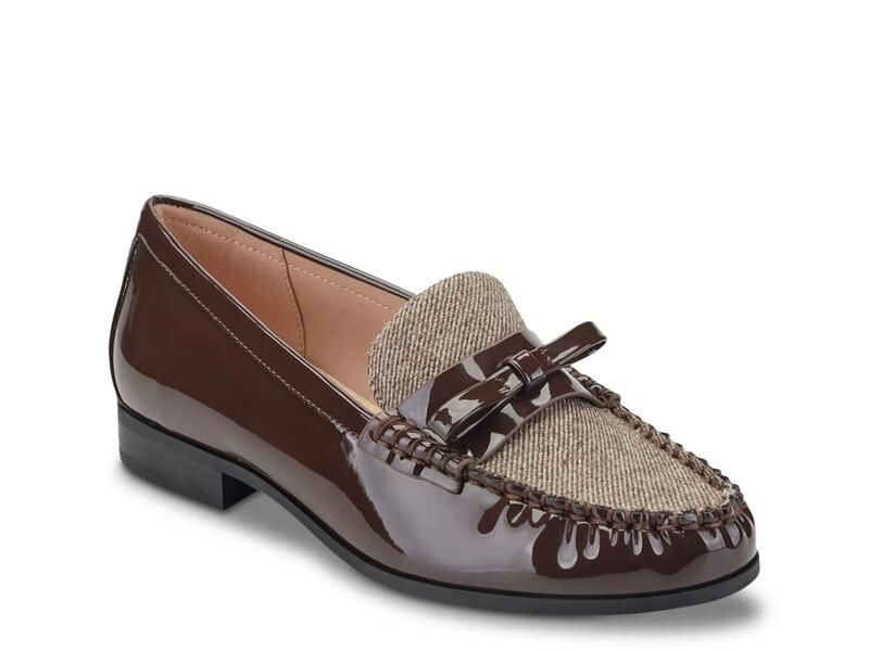 バンドリーノ レディース シューズ スリッポン・ローファー BandolinoLayne Loafer Dark Brown Patent ブラウン