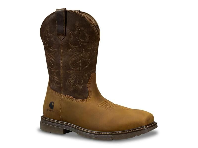 カーハート メンズ シューズ ブーツ・レインブーツ CarharttMontana 11 Waterproof Wellington Work Boot Mens Dark Brown ブラウン