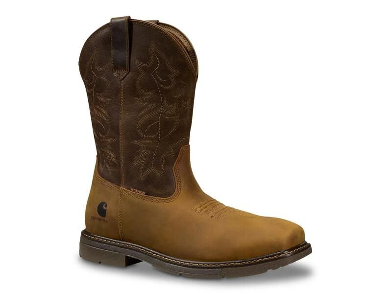 カーハート メンズ シューズ ブーツ・レインブーツ CarharttMontana 11 Waterproof Wellington Work Boot Mens Dark Brown ブラウン