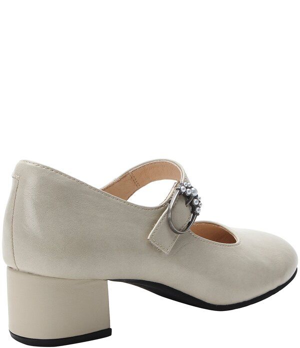 アレグリア レディース シューズ パンプス レザー ヒール Alegriameliah Leather Block Heel Mary Jane Pumps Ivory アイボリー