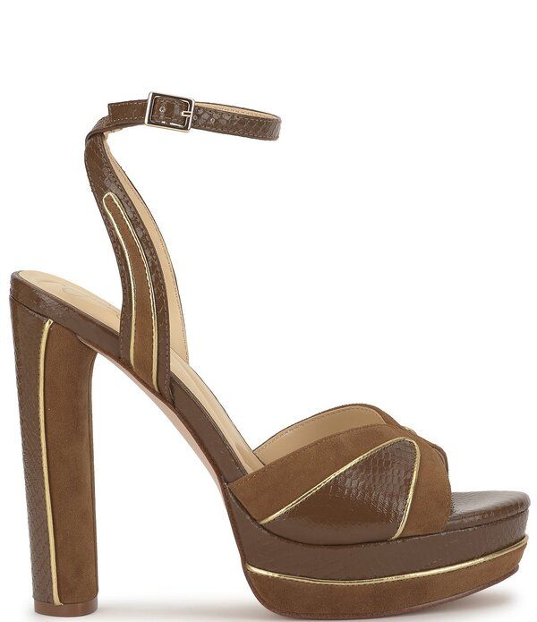 ジェシカシンプソン レディース シューズ サンダル プラットフォーム Jessica Simpson Ivraembossed Platform Dressandalsafari BrownLight