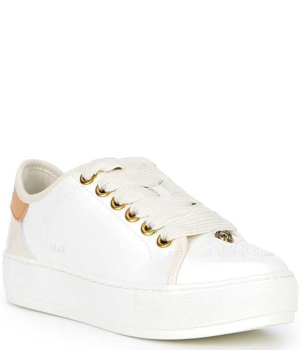 カートジェイガーロンドン レディース ボトムス カジュアルパンツ スニーカー ロゴ Kurt Geiger London Southbank Soft Logornament Sneakers Whi