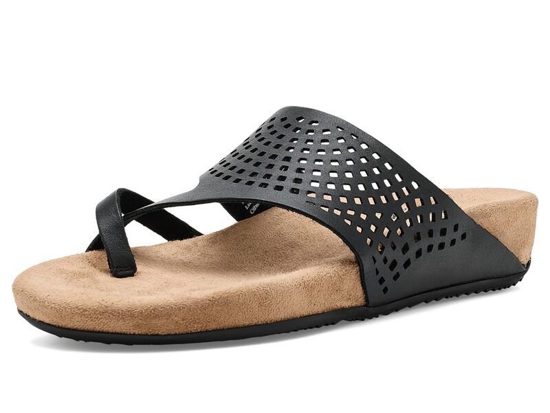 ソフトウォーク レディース シューズ サンダル Softwalk Blaine Perf 20 Black ブラック