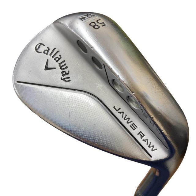 【中古】 キャロウェイ JAWS RAW クロムメッキ 58°/12°W ウェッジ WG NS PRO MODUS3 TOUR115 (フレックスS) メンズ 男性用 右利き 右用 Dランク ゴルフクラブ