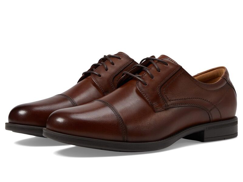 フローシャイム メンズ シューズ オックスフォード キャップ Florsheimidtown Cap Toe Oxford Cognac Smooth