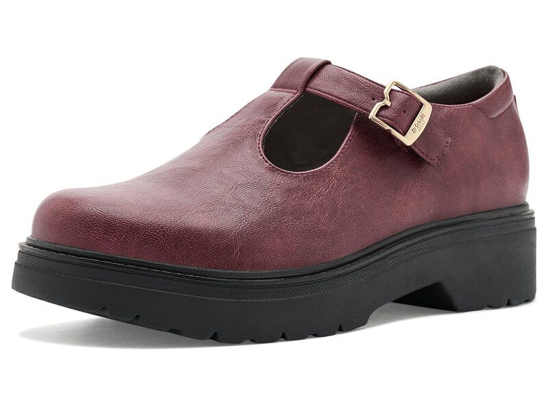 ドクター・ショール レディース シューズ サンダル Dr Scholls Bring It Jane Mary Jane Shoes Burgundy バーガンディ