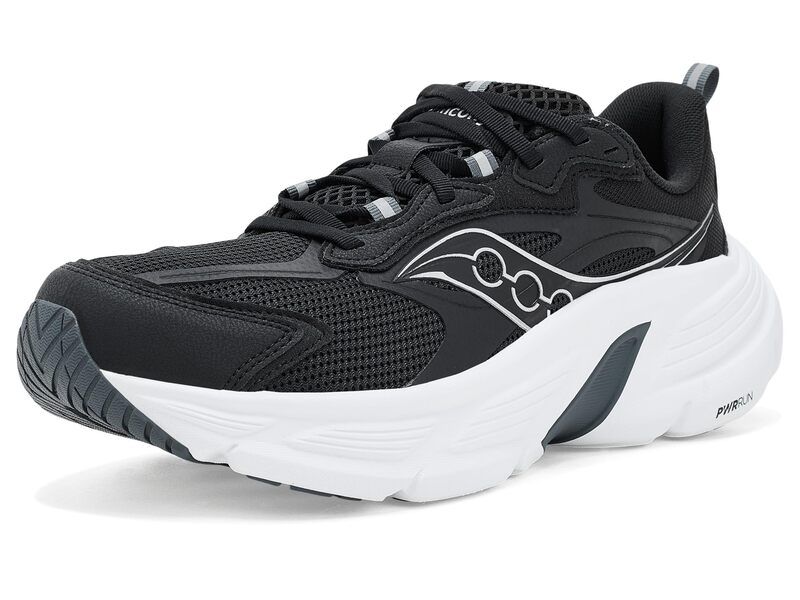サッカニー メンズ シューズ スニーカー Saucony Procyon Max BlackWhite ホワイト