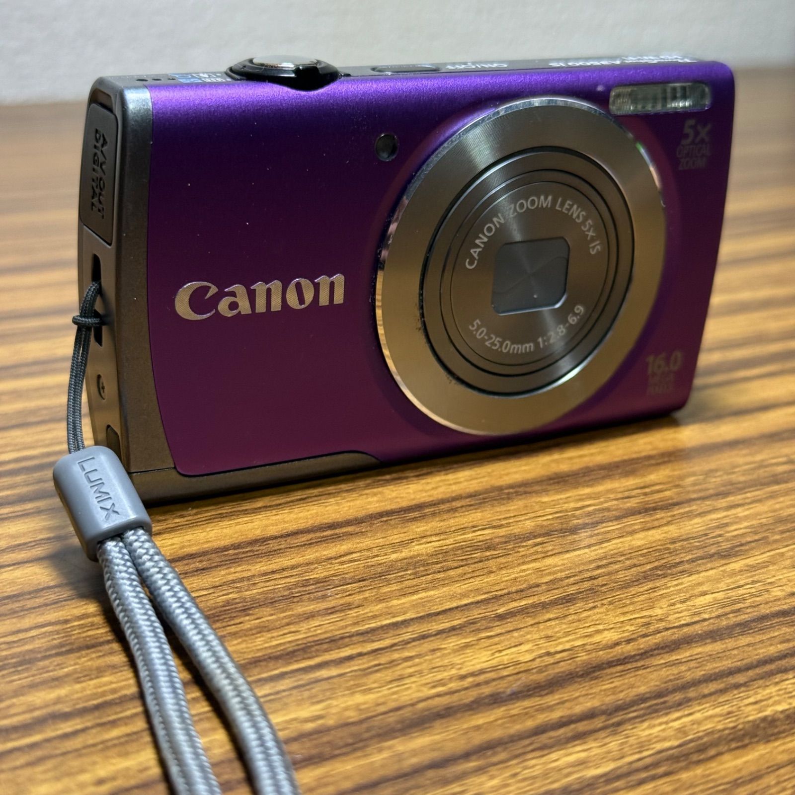 動作未確認】キャノン PowerShot A3500 IS パープル 本体 - メルカリ